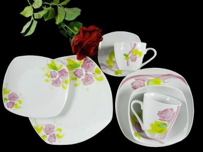 China china cheap price 47piece decal ceramic dinnerware sets from GUANGXI manufacturer &factory for sale