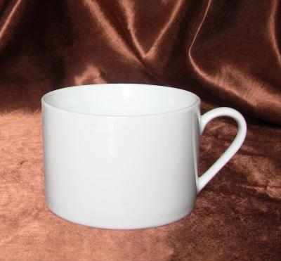 China superwhite fine quality   porcelain straight coffee cup/220ml/tea set /cup with saucer for sale