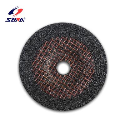 China Grinding 100x4x16mm Dual 4 Inch Metal Cutting Net Abrasive Disc For Angle Grinder for sale