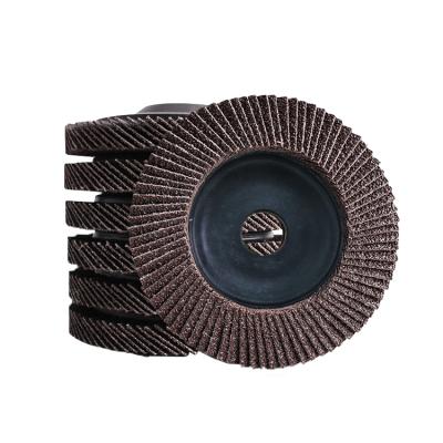 China Durable Emery Paper Abrasive Flap Disc Grinding Wheel Flap Wheel for sale