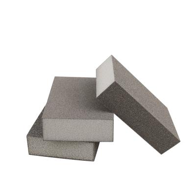 China Metal Abrasive Block Aluminum Oxide Foam Emery Sponge Sandpaper For Fine Polishing Polish for sale