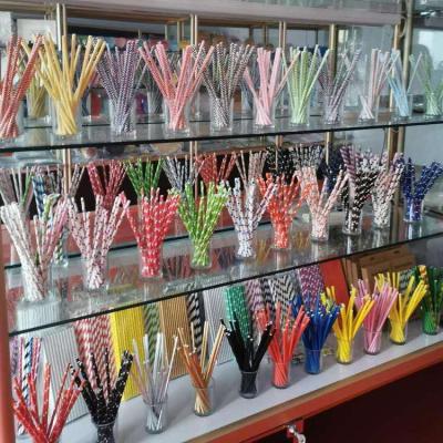 China Custom Colorful Disposable Biodegradable Paper Drinking Straws Minimalist Paper Straws 100pcs/bag for sale