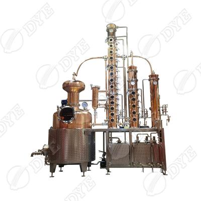 China Hotels DYE alcohol distiller red copper alcohol distillers alcohol distillers making home for sale