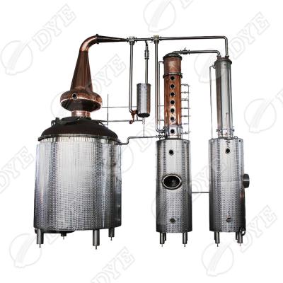 China Hotels DYE 500L Ethanol Machine Make Alcohol Distillation Manufacturing Equipment for sale