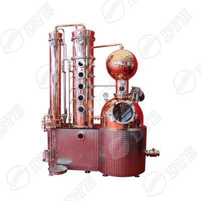 China Hotels DYE Still Copper 1000L Distillation Equipment Distillery Equipment Distiller Distillation Equipment Alcohol for sale