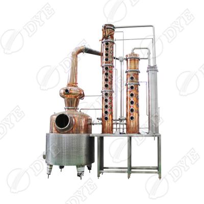 China Hotels TINTE 1000L Industrial Alcohol Distillery Equipment Vodka Still Grinding Column Gin for sale