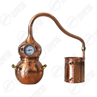 China DYE 5L 10L Easy Operated Distillation Kit Copper Alembic Whiskey Moonshine Still for sale