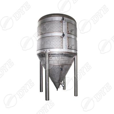 China Hotels DYE Square Stainless Steel Food Fermenter Grain Fermenter Equipment Fermentation Tank for sale