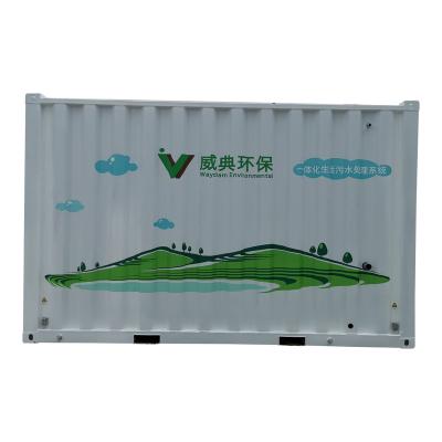 China Containerized Water Treatment Container Sewage Treatment Equipment Environmental Protection Equipment 26.8CBM for sale