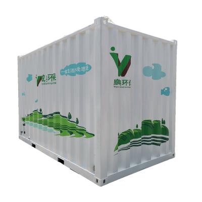 China Containerized River Water Treatment Equipment Container Environmental Protection Equipment 26.8CBM for sale