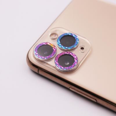 China Convenient up-to-date screen lens 11promax Diamond Hawkeye 11pro protective film iphone 12 camera lens protector 12pro mobile tempered gl for sale