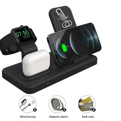 China Convenient Phone Accessories Charger Multifunctional Quickly 3 in One Wireless Charging Station Stand for Phone Earphone Smart Watch for sale