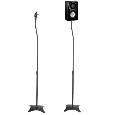 China FionTu Plastic Adjustable Floor Height Studio Monitor Loudspeaker Stand Universal Rim - Speaker Sound Stand 4pairs for sale