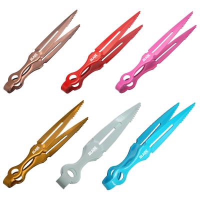 China Special Hookah Stainless Steel Hookah Carbon Clip Metal Hookah Carbon Clip Tweezers for sale