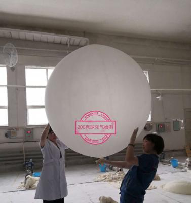 China Gift Toy Wholesale 120inch factory direct latex rise in the meteorological white weather balloon for sale