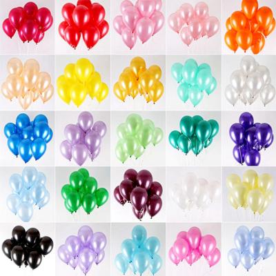 China Gift Toy Wholesale Metallic Pearl Latex Color Christmas Wedding Party Happy Birthday Decorations Balloon for sale