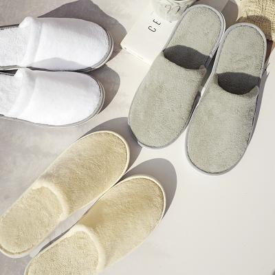 China Toe Slipper Customized Logo Closed Toe Hotel Disposable Slippers for sale