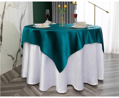 China No Fade Star Hotel High Quality Round Table Cloth for sale