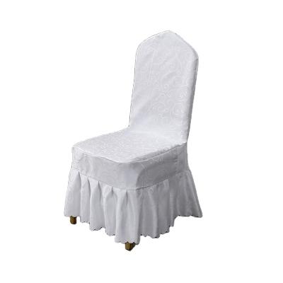 China Simple Wedding Chair With Chair Cover High Quality Hotel Chair Cover for sale