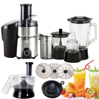 China Hotel 800W 75mm fruit in1 wide automatic electric juicer stainless steel mouth 6 mouth centrifugal juicer for sale