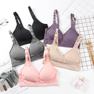 China Anti Allergy Manufacturer Pregnant Seamless Nursing Bra Women Breastfeeding Maternity Bra for sale