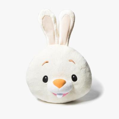 China Custom Plush Toy Throw Pillow, Cute Plush Gift OEM Soft Plush Animal Head Pillow for sale