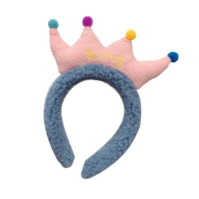 China Custom Cute Gift Adorable Plush Hair Bands OEM Designer Plush Head Band for sale