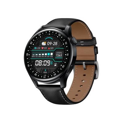 China 2022 Touch Screen Leather Silicone Straps Steel Smartwatch Around Fashion Android Heart Sleep rohs Rate Blood Oxygen Men Women Smart Watches for sale