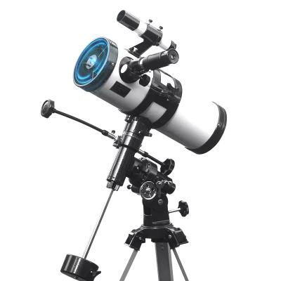 China AstroMaster 114EQ Newtonian Telescope Reflector Telescope for Beginners Full-Coated Glass Optics Height Adjustable Tripod 114EQ for sale