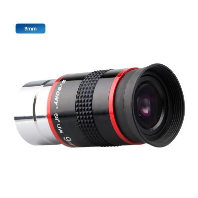 China Aluminum Alloy Telescope Eyepiece 68 Degree UW 6mm 9mm 15mm 20mm FMC Coating For Astronomical 1.25inch Telescope for sale