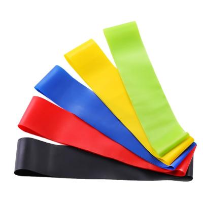 China 100% natural latex mini resistance ring movement kit wholesale resistance band elastic fitness equipment for sale