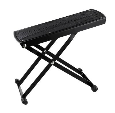 China Adjustable Foot Rest For Acoustic Classical Guitar Foot Pedal Stool High Quality Metal Guitar Footrest Playing Adjustable Metal Foldable Pedal Foot Support Guitar Accessories 6 Sizes for sale