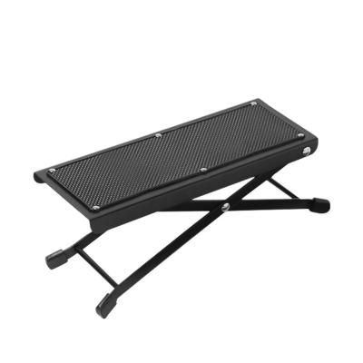 China Adjustable Foot Rest For Acoustic Classical Guitar Foot Pedal Stool Metal Folding Guitar Stool Foot Rest Anti-Slip Height Adjustable Foot Rest Stand Footboard For Musical Instrument for sale