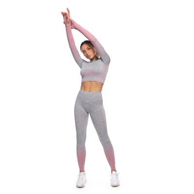 China Breathable Yoga Set Women Yoga Suit Seamless Yoga Suit for sale