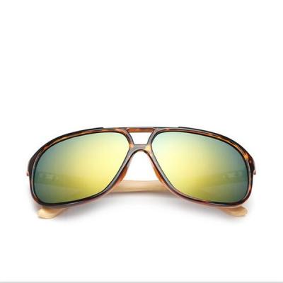 China Round Custom Design OEM Bamboo Wooden Handmade Sunglasses for sale