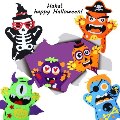 China DIY Felt Craft Puppet Cartoon Toy Kit Children GM Halloween Hand Art Toy Story Felt Introduction To Sewing for sale