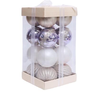 China 2022 7cm High Quality New Arrival Plastic Christmas Ball For Christmas Decoration for sale