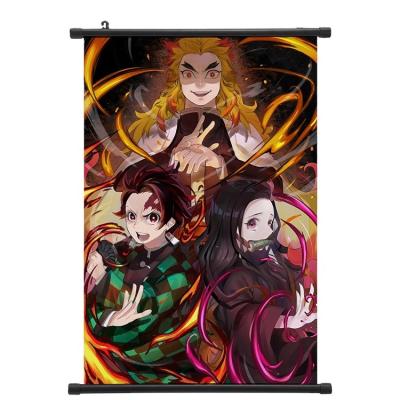 China Portable GM 42 Styles Anime Demon Slayer: Kimetsu No Yaiba Collection Painting Wall Art Home Decor Wallscrolls Waterproof Wall Scroll for sale