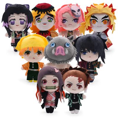 China Gift/Decoration/Collection 20cm Gameverse 11 Styles For Kids Demon Slayer: Kimetsu No Yaiba Cartoon Action Toy Stuffed Doll Kawaii Anime Plush Toys for sale