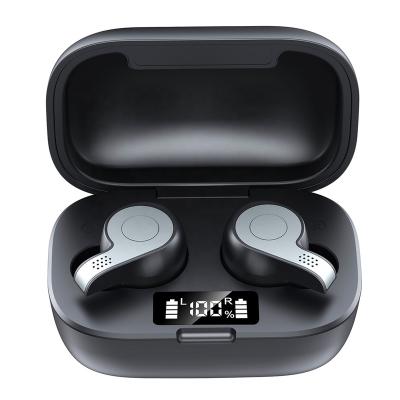 China Wireless stereo type S11S BT5.0 music player earbuds earbuds game C case LCD display TWS sports earphones true waterproof for sale