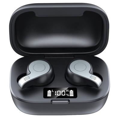 China Physical Button S11S Silver Color 2021 New Arrival Genuine Wireless Earbuds Headphones Headset With LCD Display Screen Noise Canceling TWS Earbud for sale