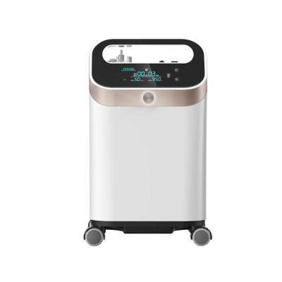 China 2022 New Arrivals Plastic CE Certified Home Use 5L Portable Oxygen Concentrator Machine Medical Grade 10 Liter Dual Flow Oxygen-Concentrator for sale