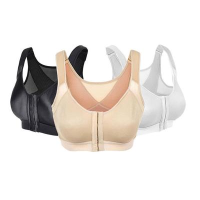 China Wholesale Custom Breathable Logo Women Running Gym Yoga Bra Tops Ladies Workout Fitness Sports Lift Up Sports Bra for sale