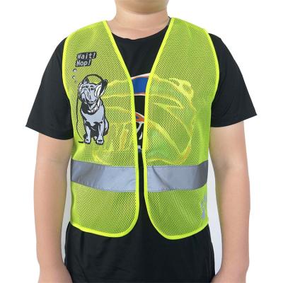 China Mesh Reflective Warm Night Polyester Vest Safety Traffic Police Design Sale Reflective Vest for sale