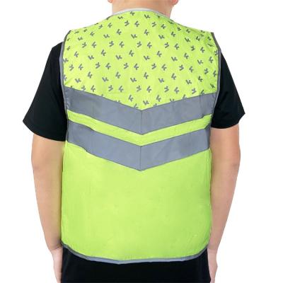 China Recycling Kids Hi Vis Vest School Cycling Use Reflective Custom Reflective Running Vest for sale