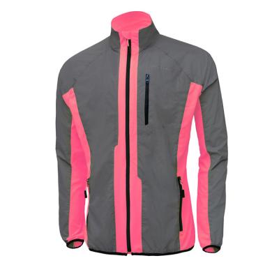 China New Innovative Product Fashionable Reflective Jacket Night Riding Long Sleeve Sports Jacket for sale