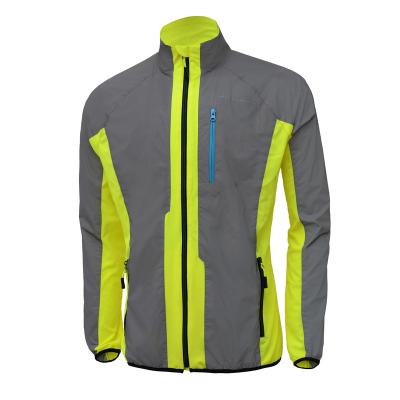 China Wholesale-Reflective Custom Made Cycling Jacket Cycling Jersey Bike Cloth Light Windproof Reflective Jacket for sale