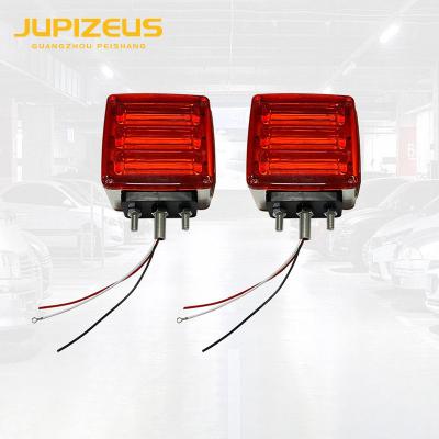 China 20W Universal Truck Headlight Tail Light Car Rear LED Trailer Tail Light 115*115*60MM for sale