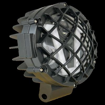 China Aluminum + PC Protective Net New 7 Inch Round LED Work Light V Shape Off-Road Vehicle LED Headlight For Jeep for sale