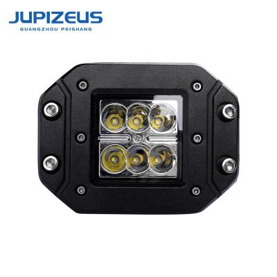 China Aluminum + PC Square 36W LED Latest Work Light Vehicle Tractor Truck 36W LED Offroad Work Light for sale